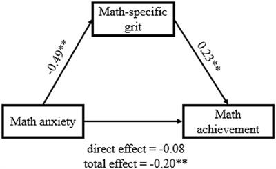 True Grit in Learning Math: The Math Anxiety-Achievement Link Is Mediated by Math-Specific Grit